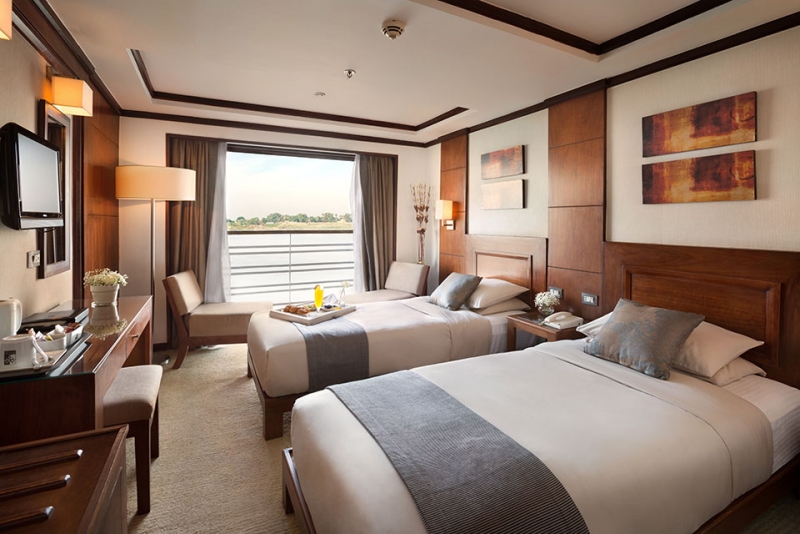MS Farah is a 5-star luxury cruise, sails between Luxor and Aswan with 60 deluxe cabins and 2 Royal Suites. Start from $600. Book now your Nile Cruise!
